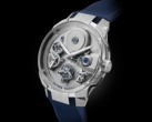 De Ulysse Nardin Blast Free Wheel Maillechort (foto) heeft een 18-karaats witgouden kast. (Afbeeldingsbron: Ulysse Nardin)