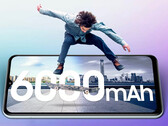 De Samsung Galaxy F13 zou met zijn grote batterij lange runtijden moeten halen. (Afbeelding bron: Samsung via Flipkart)