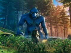 Belangrijkste promotieafbeelding voor de release van Valheim 1.0 van Iron Gate Studio op pc en consoles.