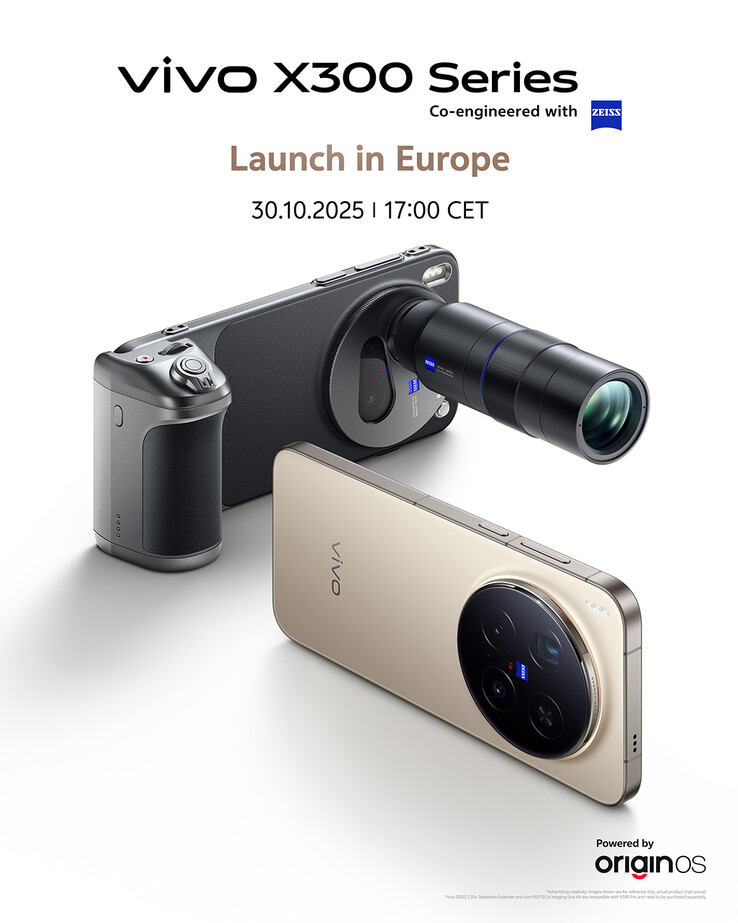 De Vivo X300 wordt officieel in Europa gelanceerd op 30 oktober 2025