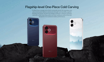 De Oppo F33 Pro 5G is verkrijgbaar in de kleuren misty forest, starry blue en passion red