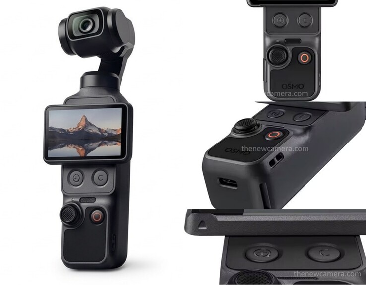 De eerste officiële renders van de DJI Osmo Pocket 4.