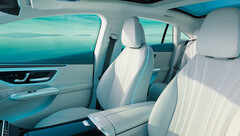 De EQE sedan biedt een luxueus interieur (foto: Mercedes)