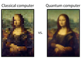 Verschil tussen klassieke en kwantumcomputers. (Afbeelding: Caltech)