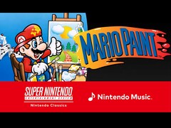 Officiële afbeelding van het spel Mario Paint op Nintendo Switch. (Afbeeldingsbron: Nintendo)
