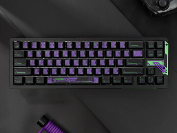 Chilkey Slice68 HE bovenaanzicht in de kleurstelling Purple 01. (Afbeelding bron: Chilkey)