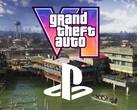 Er wordt een banner getoond voor de marketing van GTA 6 voor de PS5