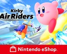 De banner van de Kirby Air Riders Nintendo eShop wordt getoond (Afbeelding bron: Nintendo eShop met bewerkingen)