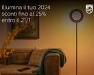 Het Instagram-account van Philips Hue Italia heeft een afbeelding gedeeld van een nog niet uitgebrachte vloerlamp. (Afbeeldingsbron: Philips Hue Italia via Hueblog)