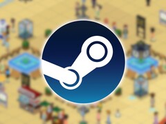 Een afbeelding van het spel Overcrowd: A Commute 'Em Up en het Steam-logo. (Afbeeldingsbron: Steam)