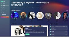 Winamp als online platform (Bron: Eigen)