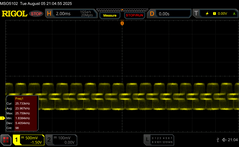24 kHz PWM (6/10 helderheid)