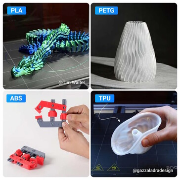 Het apparaat kan ook 3D-objecten afdrukken met behulp van meerdere filamenten (Afbeelding bron: Snapmaker)