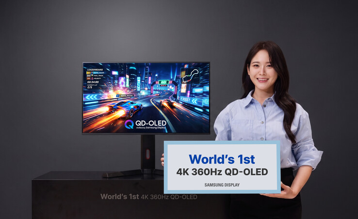 Samsung Display ontwikkelt 's werelds eerste 4K 360Hz QD-OLED voor monitoren.