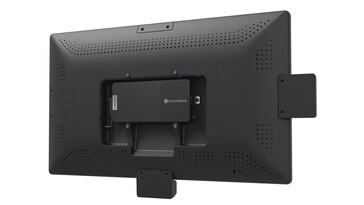 Gemonteerd achter een monitor (Afbeelding bron: Lenovo)