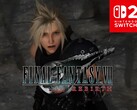 Final Fantasy 7 Rebirth Switch 2 banner wordt getoond