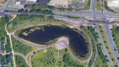 GNSS-testrit: rond een meer