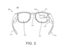 De publicatie van de Amerikaanse patentaanvraag toont een mogelijke opvolger van de Google Glass. (Afbeeldingsbron: Patent)