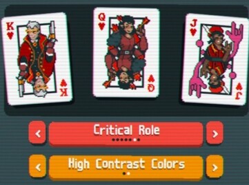 Afgebeeld: Dekaanpassingen voor Balatro, met de personages uit Critical Role, een D&D tabletop show (Afbeelding Bron: Screenshot van Balatro in het spel)