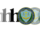 Het logo van Hims and Hers met het FTC-logo