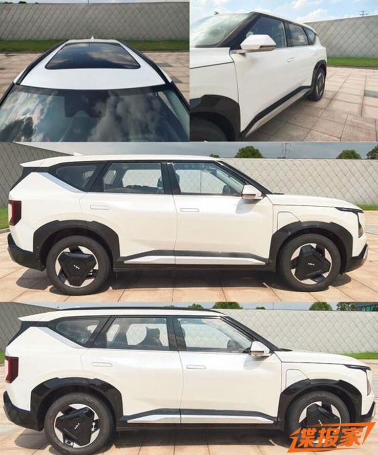 Uitgelekte foto's van de productieversie van de Kia EV5. (Afbeelding bron: Autohome)