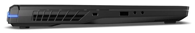 Links: Kensington slot, USB 3.2 Gen 2 (USB-A), mic-in, combo audio jack