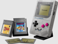 De 1:1 schaal Lego Game Boy is al omgebouwd tot een speelbare console (Afbeelding Bron: Lego.com)