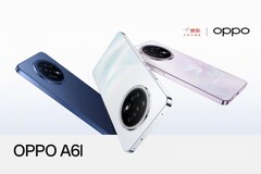 De Oppo A6L is verkrijgbaar in de kleuren wit, blauw en roze (Afbeelding bron: Oppo)