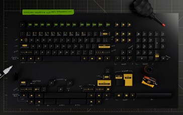 PBS Aperture Priority staggered keycap basiskit.