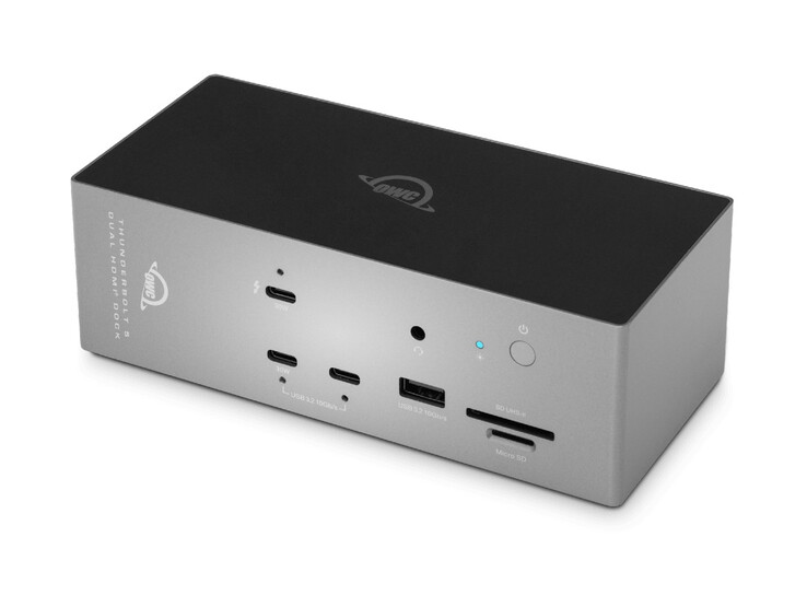 Het Thunderbolt 5-dock heeft een ontwerp dat onmiskenbaar de stijl van OWC weerspiegelt.