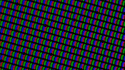 Subpixel array in een klassieke RGB matrix