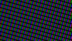 Subpixel array in een klassieke RGB matrix