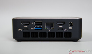 Sapphire Edge AI - Aansluitingen op de achterkant