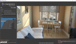 Cinebench R20 score daalt aanzienlijk op batterijvermogen