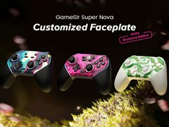 De GameSir Super Nova krijgt drie nieuwe, door kunstenaars ontworpen faceplates. (Afbeeldingsbron: GameSir)