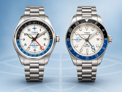De nieuwste samenwerking van Timex met Pan Am omvat Waterbury GMT-modellen met kwarts- en automatische uurwerken