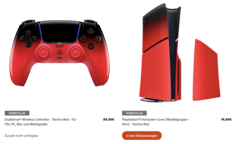 De hoes is nog steeds te bestellen, de controller is al niet meer op voorraad in Duitsland (Afbeelding bron: Screenshot/Playstation Direct)