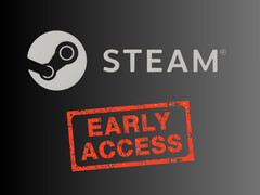 Banner met Steam-logo met early access-stempel (Afbeelding bron: Steam met bewerkingen)