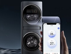 De TCL Twin Cabin Q10 wasmachine heeft een 35-minuten cyclus om kleding te ontgeuren. (Afbeelding bron: TCL)