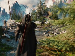 Technische demo van Witcher 4 draait op basis PS5 met ray tracing op 60 FPS. (Afbeeldingsbron: Unreal Engine op YouTube, screenshot)
