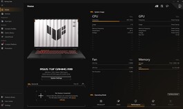 Prestatiemodi Armoury Crate