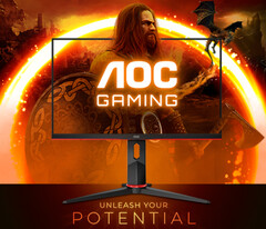 De Q24G2A/BK is AOC&#039;s nieuwste gamingmonitor van het AGON-merk. (Beeldbron: AOC)