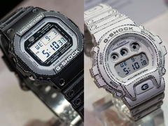 Casio G-Shock DW-5600RGM-1 (links) en de DW-6900RGM-5 (rechts), afgebeeld. (Afbeeldingsbron: @geesgshock op Instagram)