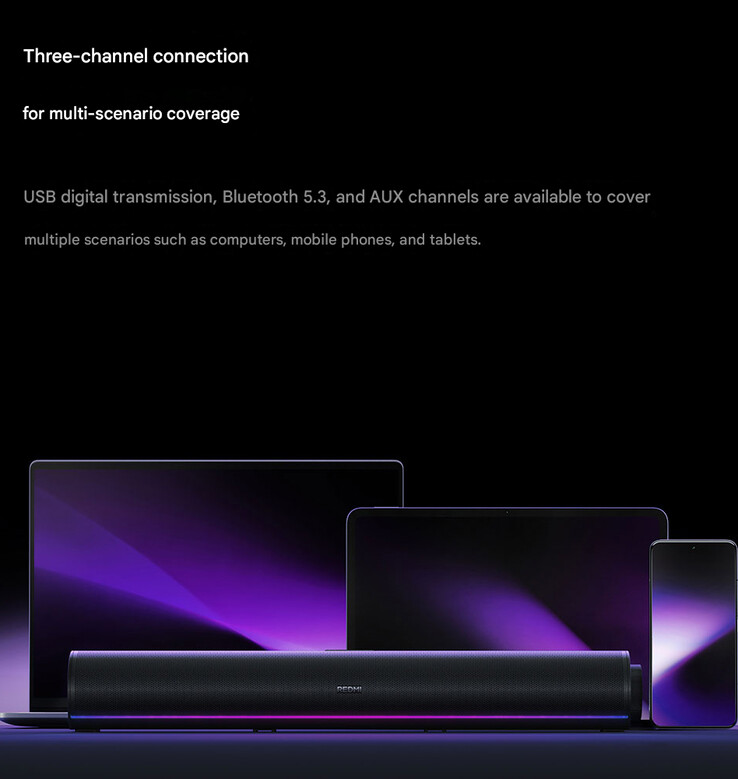 Connectiviteitsmodi van de Redmi Desktop Speaker 2 Pro (Beeldbron: Xiaomi - machine vertaald)