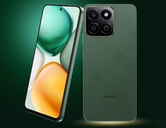 De Honor X7c 5G is uitgerust met een Snapdragon 4 Gen 2 chipset (Afbeeldingsbron: Honor)