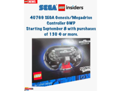 Een vermeend lek van een LEGO replica van een SEGA Genesis controller (bron: Itavix bricks Instagram)
