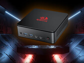 Redragon MPC745 Mini PC op een futuristische achtergrond