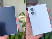Dun, licht en compact: Een dummy van de Samsung Galaxy Z Fold 8 (Wide) verschijnt in een vroege hands-on video. 