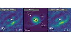 De ster HD 34282 die mogelijk een planeet voortbrengt (Afbeeldingsbron: Christina Vides/University of California Irvine)