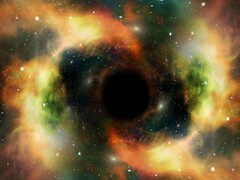 Illustratie van een zwart gat. (Afbeeldingsbron: geralt - Pixabay)